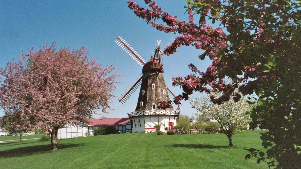 Best Places To Visit In Iowa - Danish Windmill